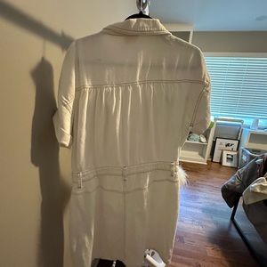 White Denim Skirted Jumpsuit -Bachelorette Option!